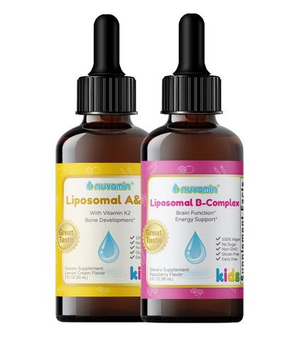 Nuvamin Liposomal B-Complex & Liposomal Vitamin A&D3 Bundle