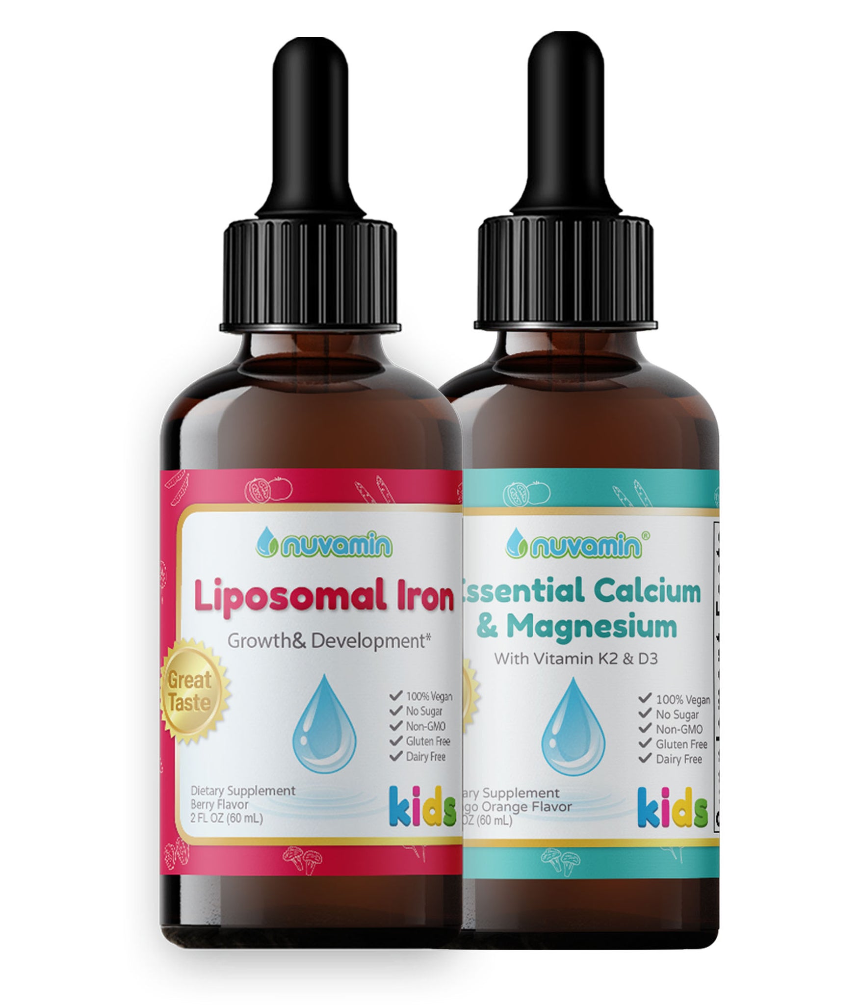Nuvamin Liposomal Iron & Essential Calcium/Magnesium Bundle