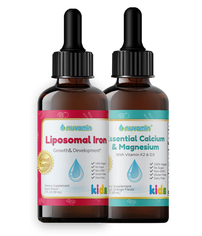 Nuvamin Liposomal Iron & Essential Calcium/Magnesium Bundle
